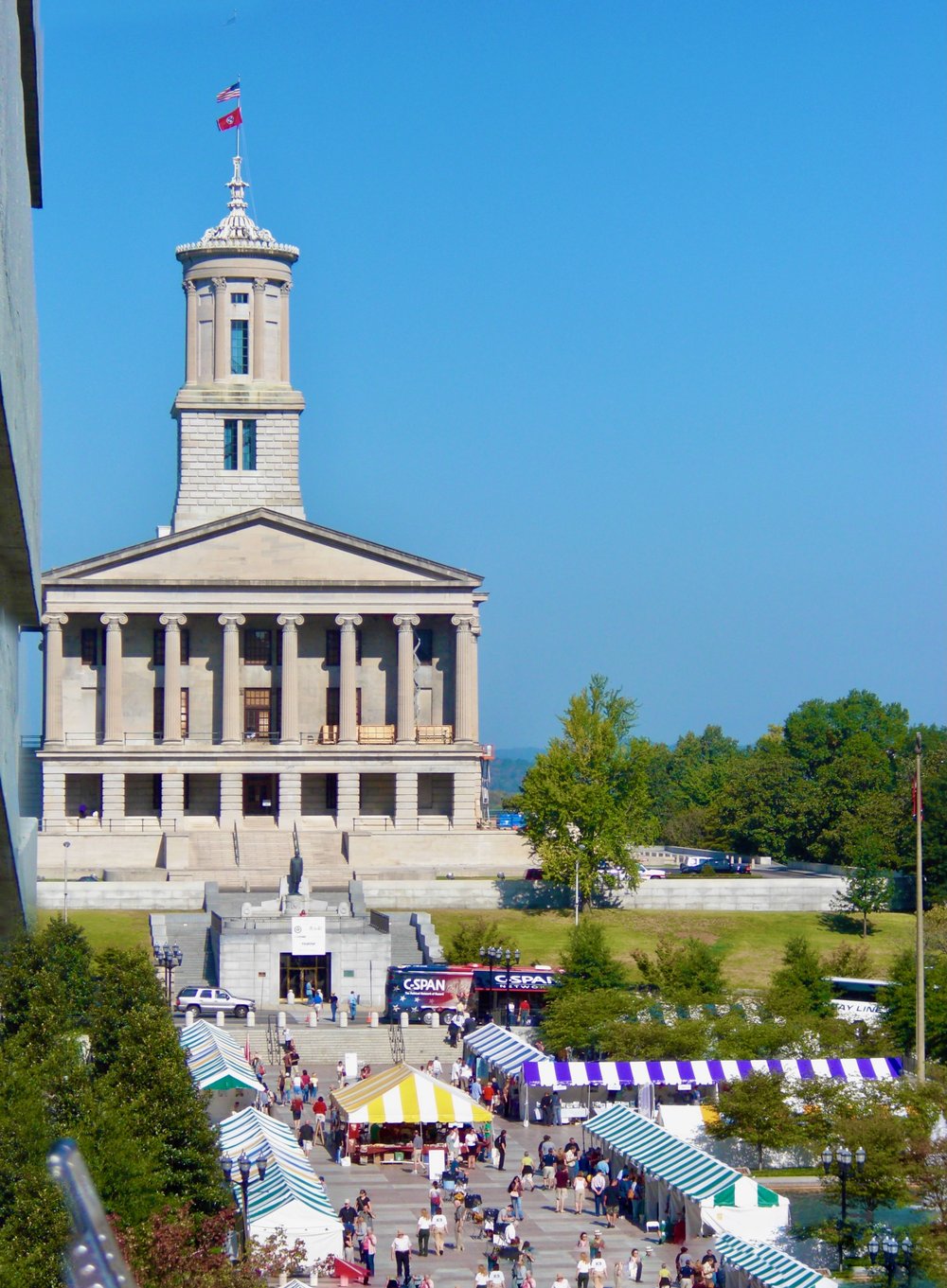 Tennessee State Capitol building in Nashville